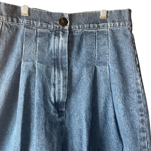 Ilana Kohn Womens Jeans Pants Size 2 Blue Denim Wide Leg Pockets Pure Cotton - Picture 4 of 8